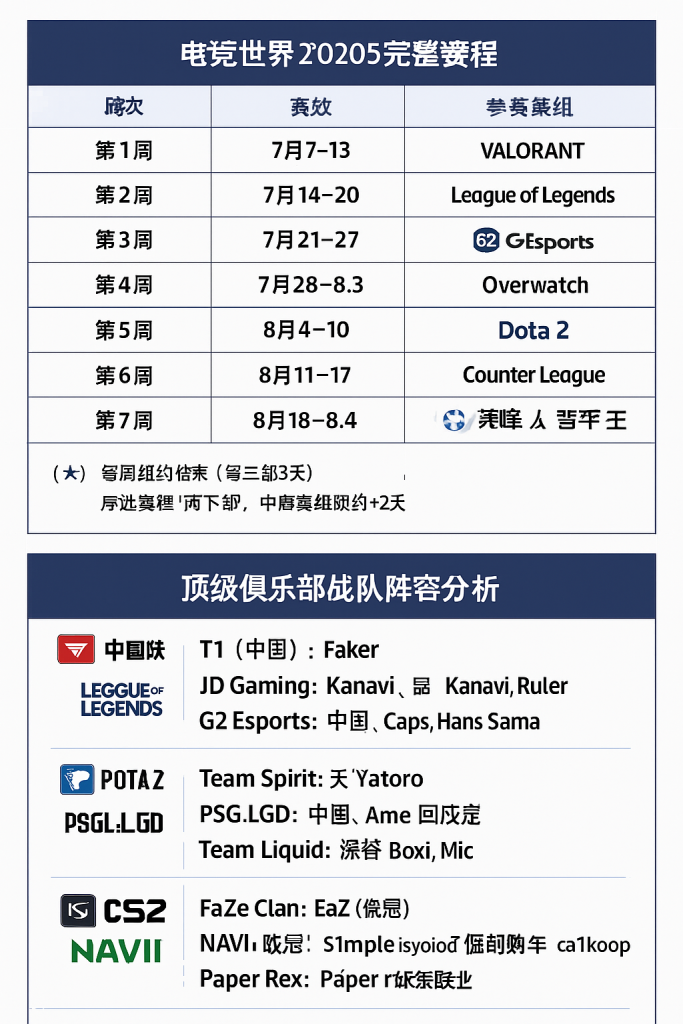 电竞世界杯2025：奖金超7000万美元，25款游戏全面开战！赛程、战队、观赛全攻略